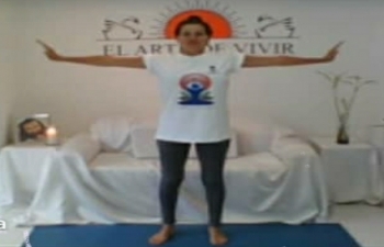 EOI Caracas officials joined for online celebrations of the International Day of Yoga organized in collaboration with The Art of Living